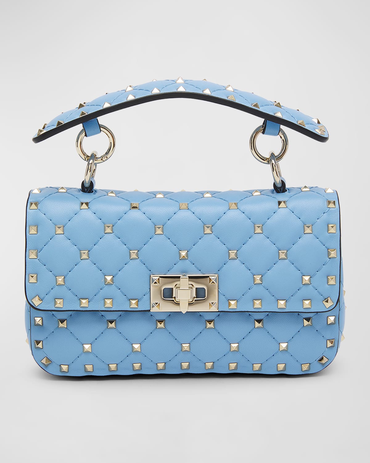 Valentino Small Rockstud Quilted Leather Shoulder Bag