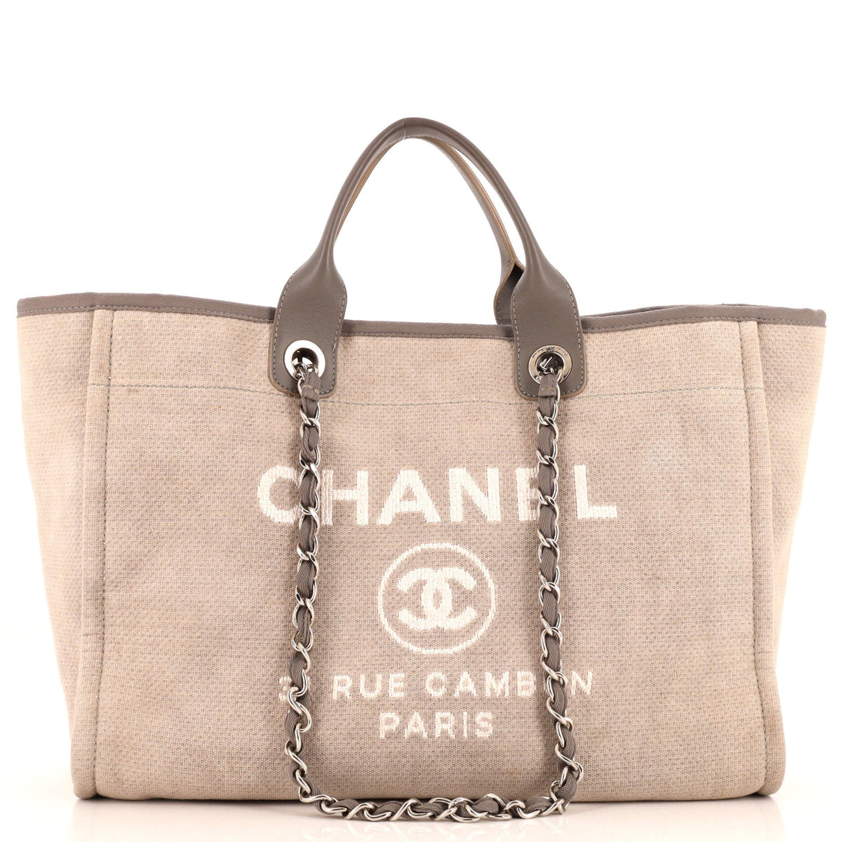 Chanel CHANEL Deauville Tote Wool Medium