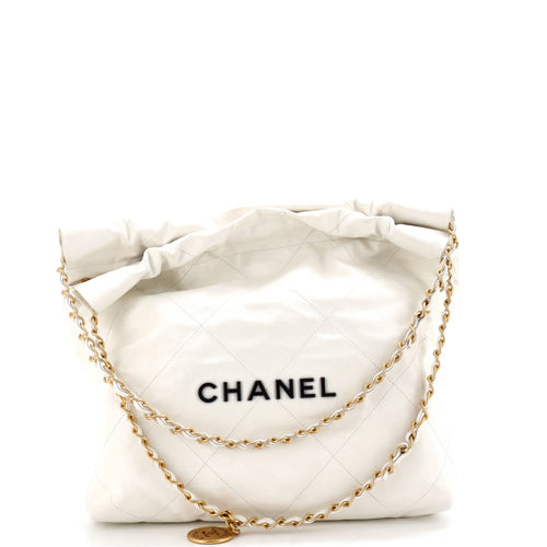 CHANEL 22 Chain Hobo Quilted Calfskin Small