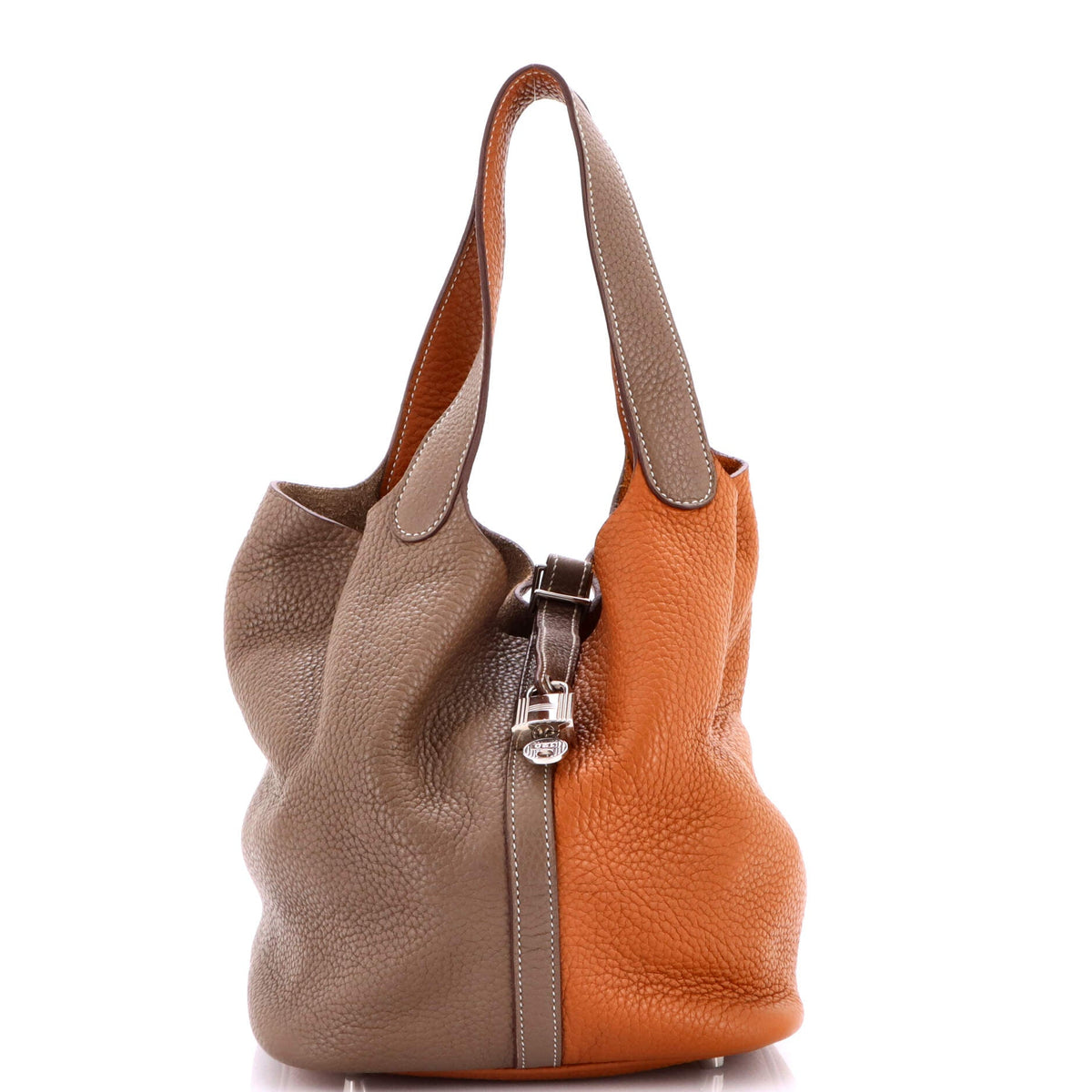 Herm?s Picotin Lock Bag Bicolor Clemence MM