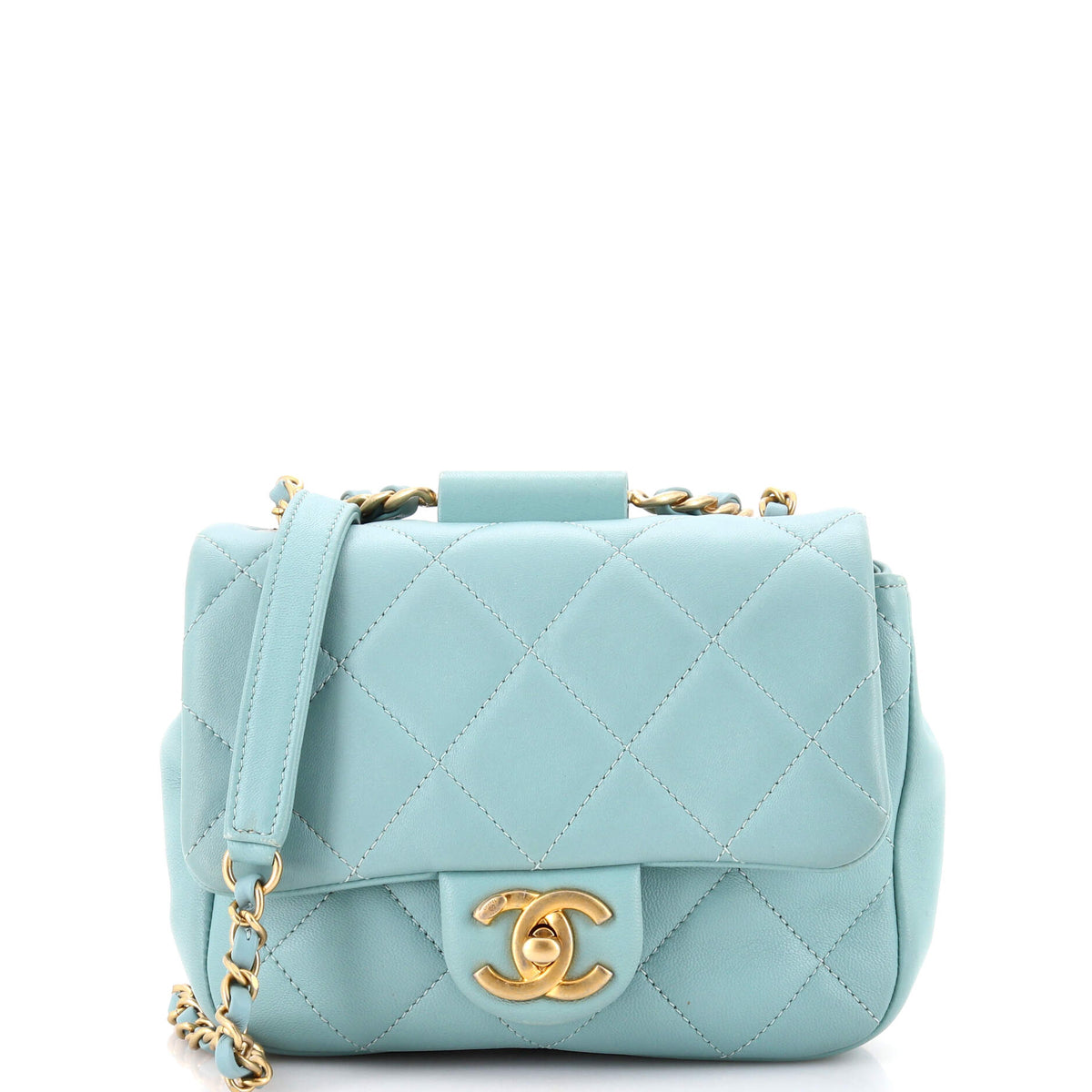 Chanel CHANEL In The Loop Flap Bag Quilted Lambskin Small