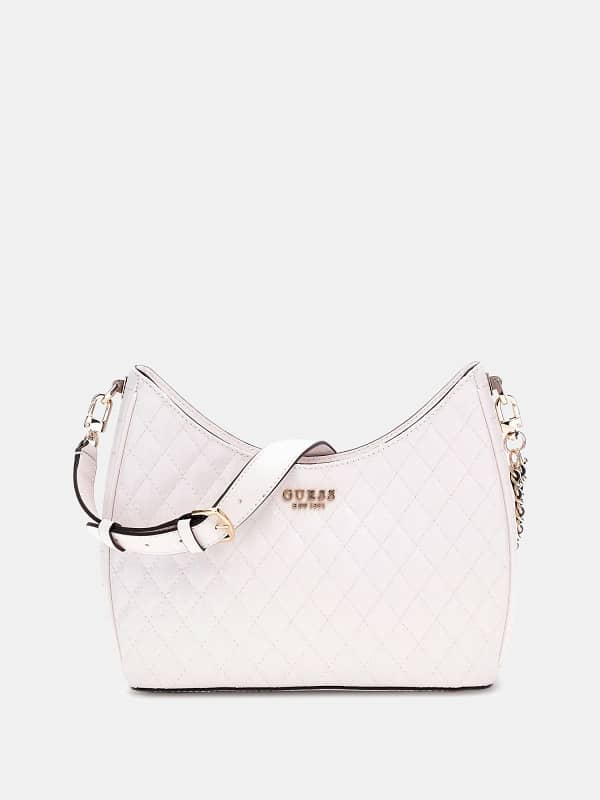 Guess Yarmilla All-Over Logo Shoulder Bag