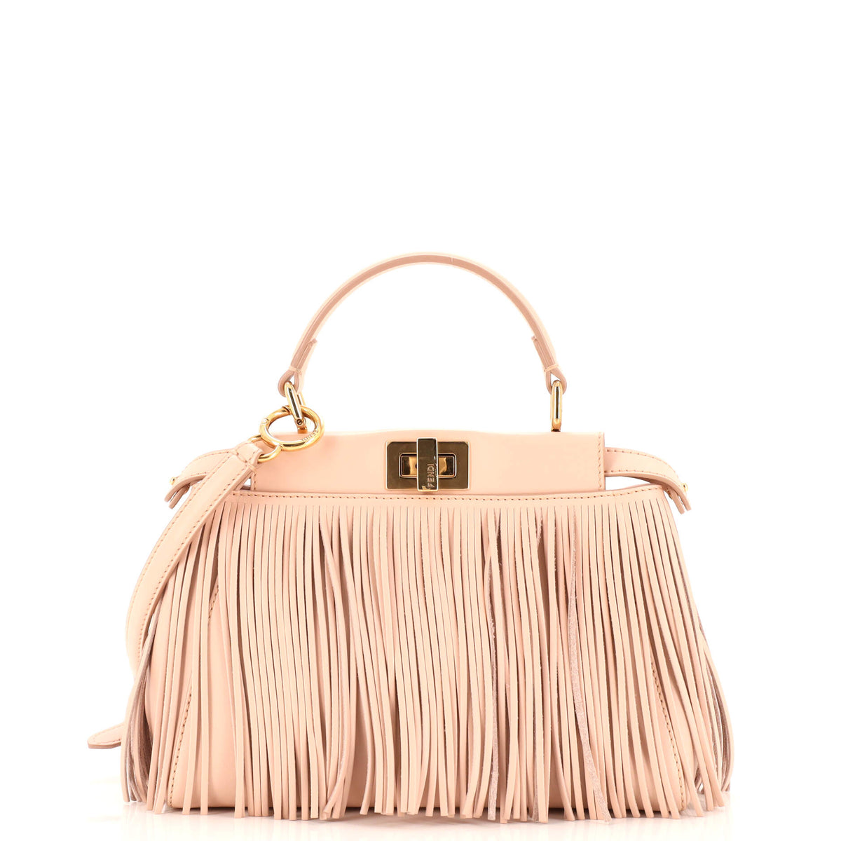 Fendi FENDI Peekaboo Bag Fringe Leather Mini