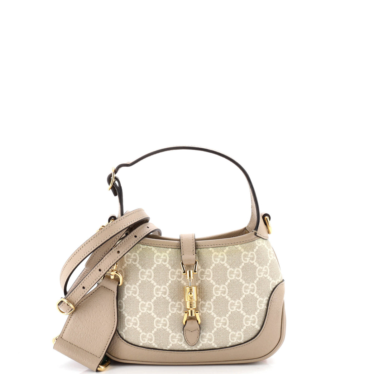 Gucci GUCCI Jackie 1961 Hobo GG Coated Canvas Mini