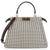 FENDI Peekaboo ISeeU Bag Houndstooth Wool Medium