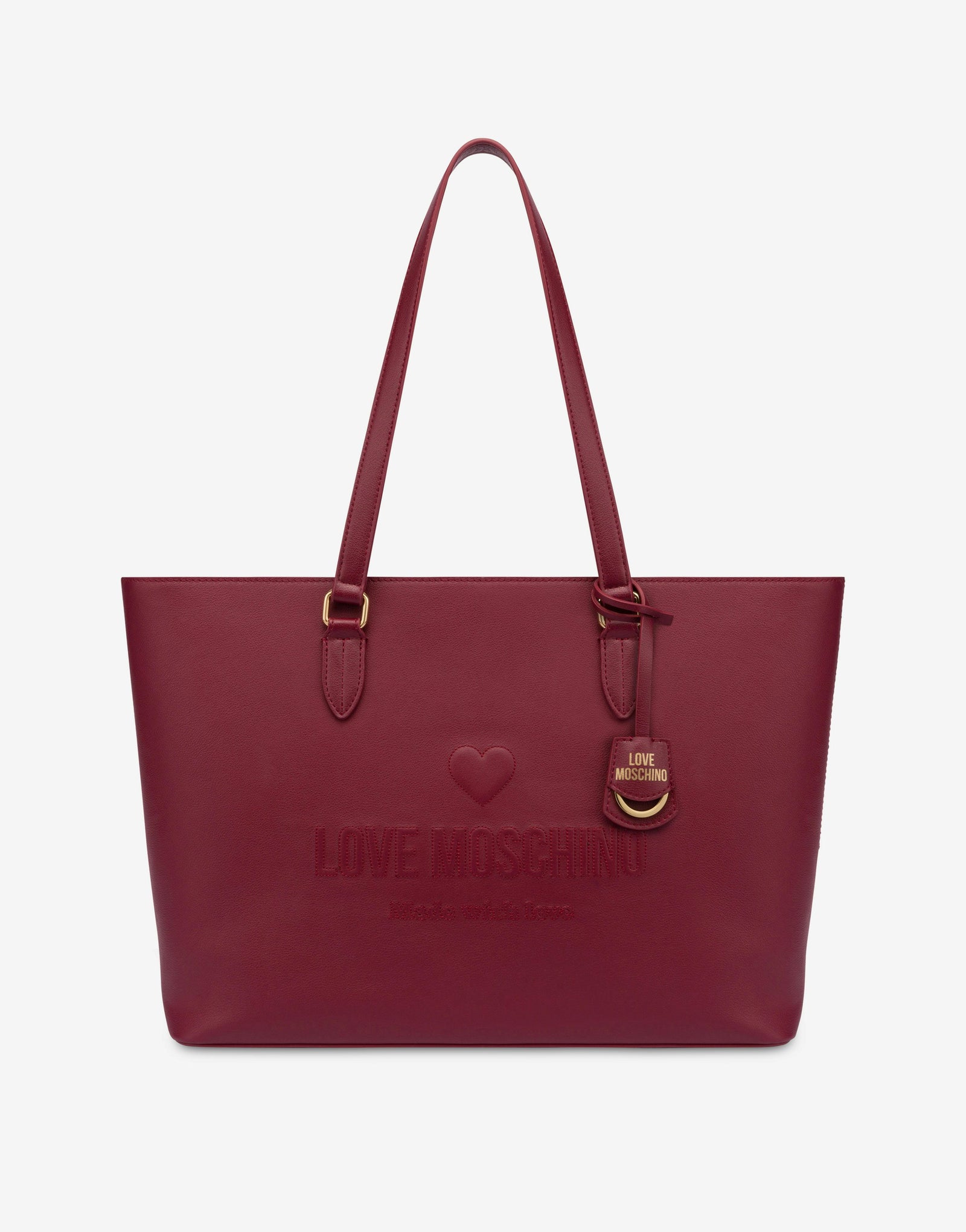 Love Moschino Cabas En Cuir De Veau Love Embossed