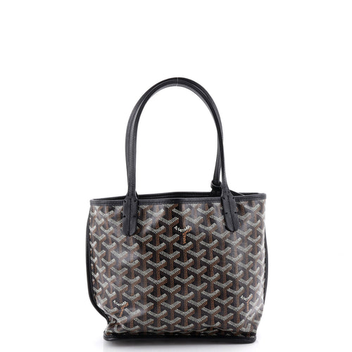 GOYARD Anjou Reversible Tote Coated Canvas Mini