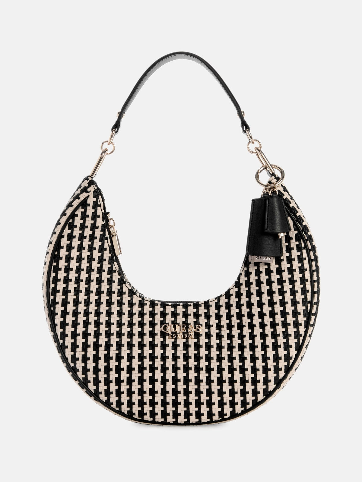 Guess Mirema Woven Hobo Shoulder Bag