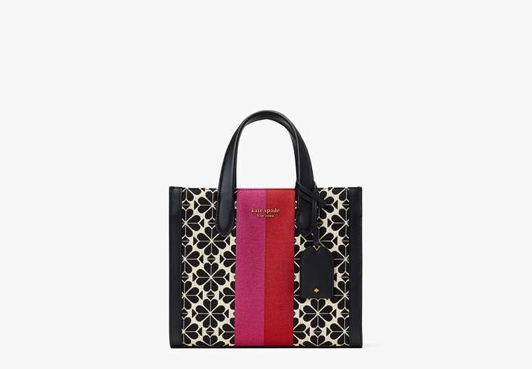 Kate Spade New York Spade Flower Jacquard Stripe Manhattan Small Tote