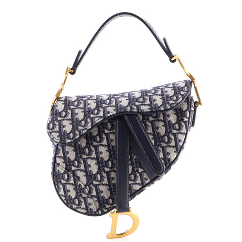Saddle Handbag Oblique Canvas Mini