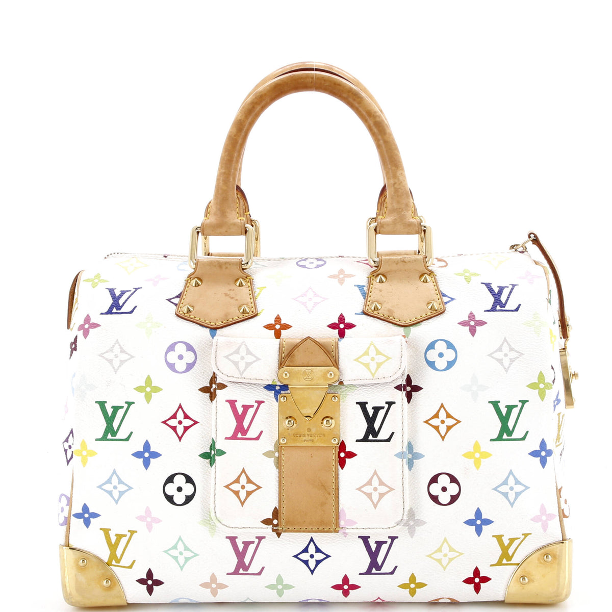Louis Vuitton Speedy Handbag Monogram Multicolor 30