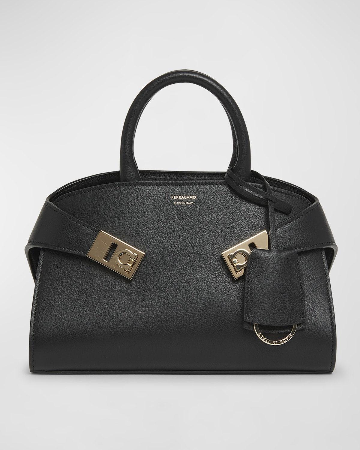 Ferragamo Mini Hug Leather Top-Handle Bag