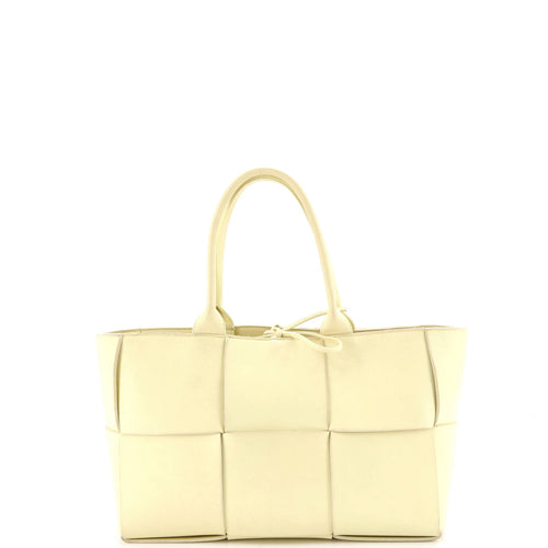 Arco Tote Maxi Intrecciato Leather Small