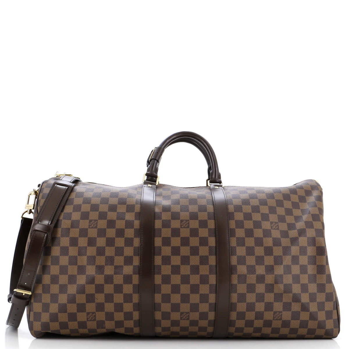 Louis Vuitton Keepall Bandouliere Bag Damier 55