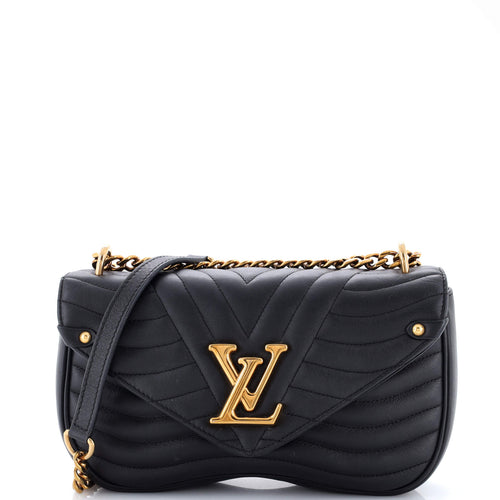 New Wave Chain Bag Quilted Leather MM