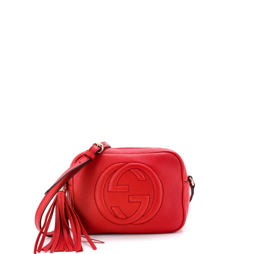 GUCCI Soho Disco Crossbody Bag Leather Small