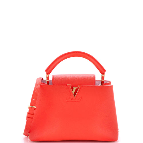 Braided Chain Capucines Bag Taurillion Leather BB
