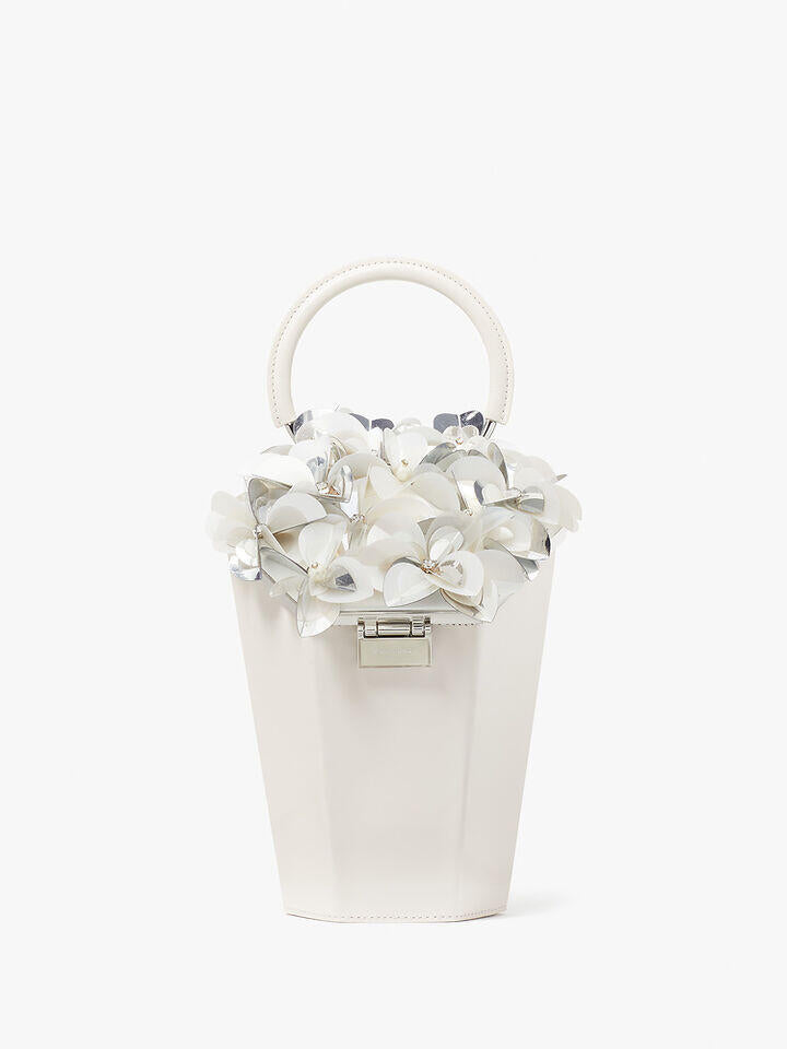 Kate Spade Au In Bloom Bouquet Embellished 3D Vase Top-Handle