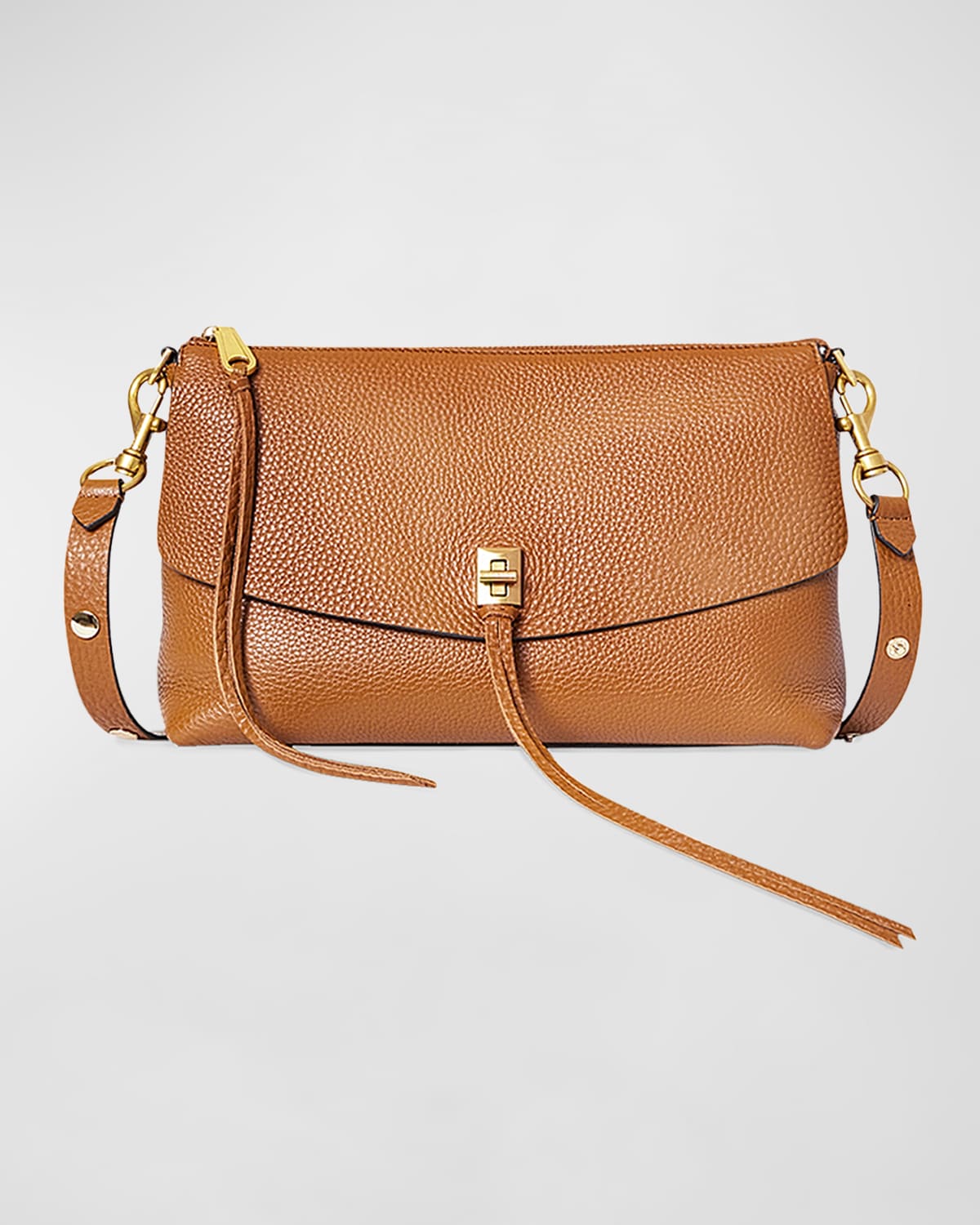 Rebecca Minkoff Darren Zip Leather Crossbody Bag