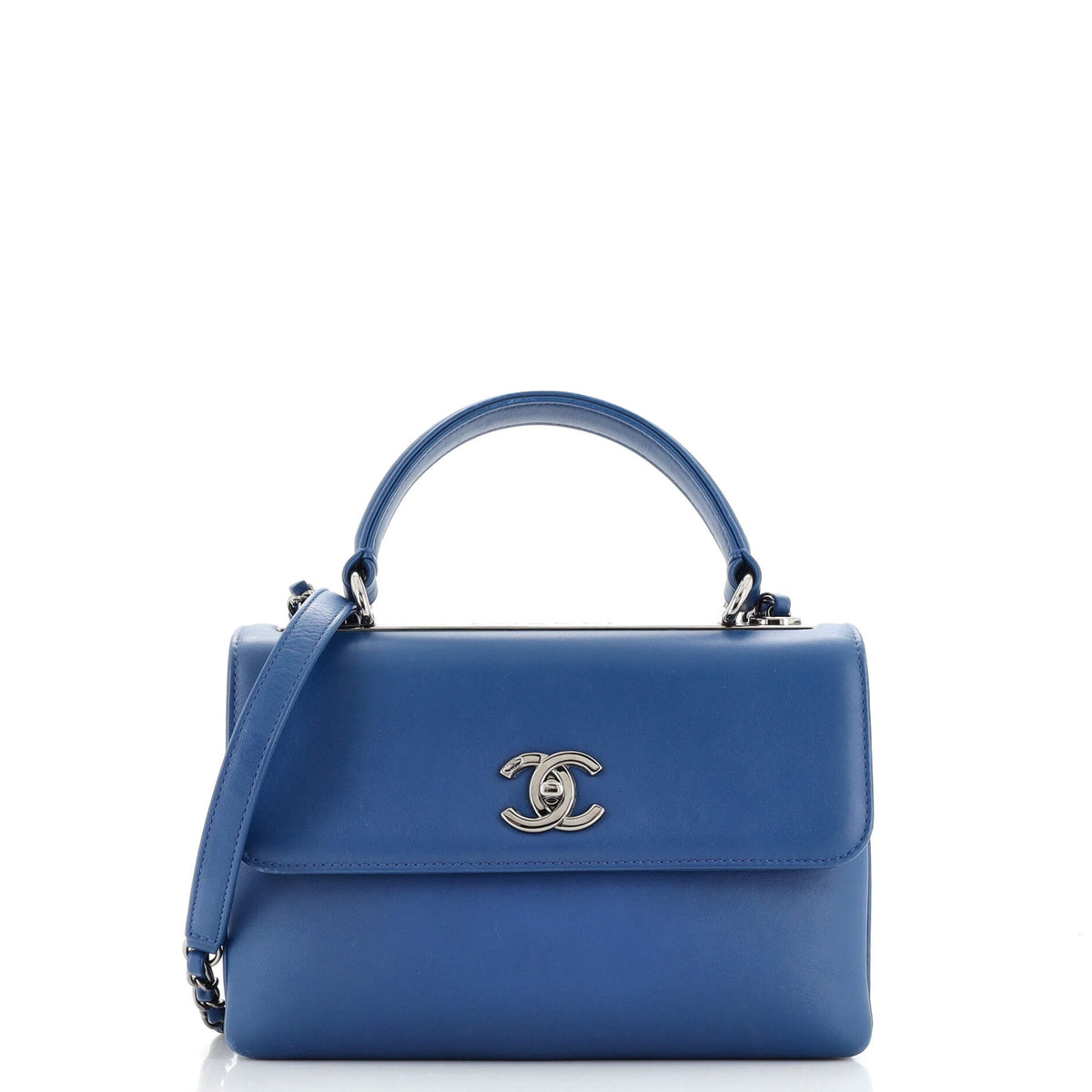 Chanel CHANEL Trendy CC Top Handle Bag Calfskin Small