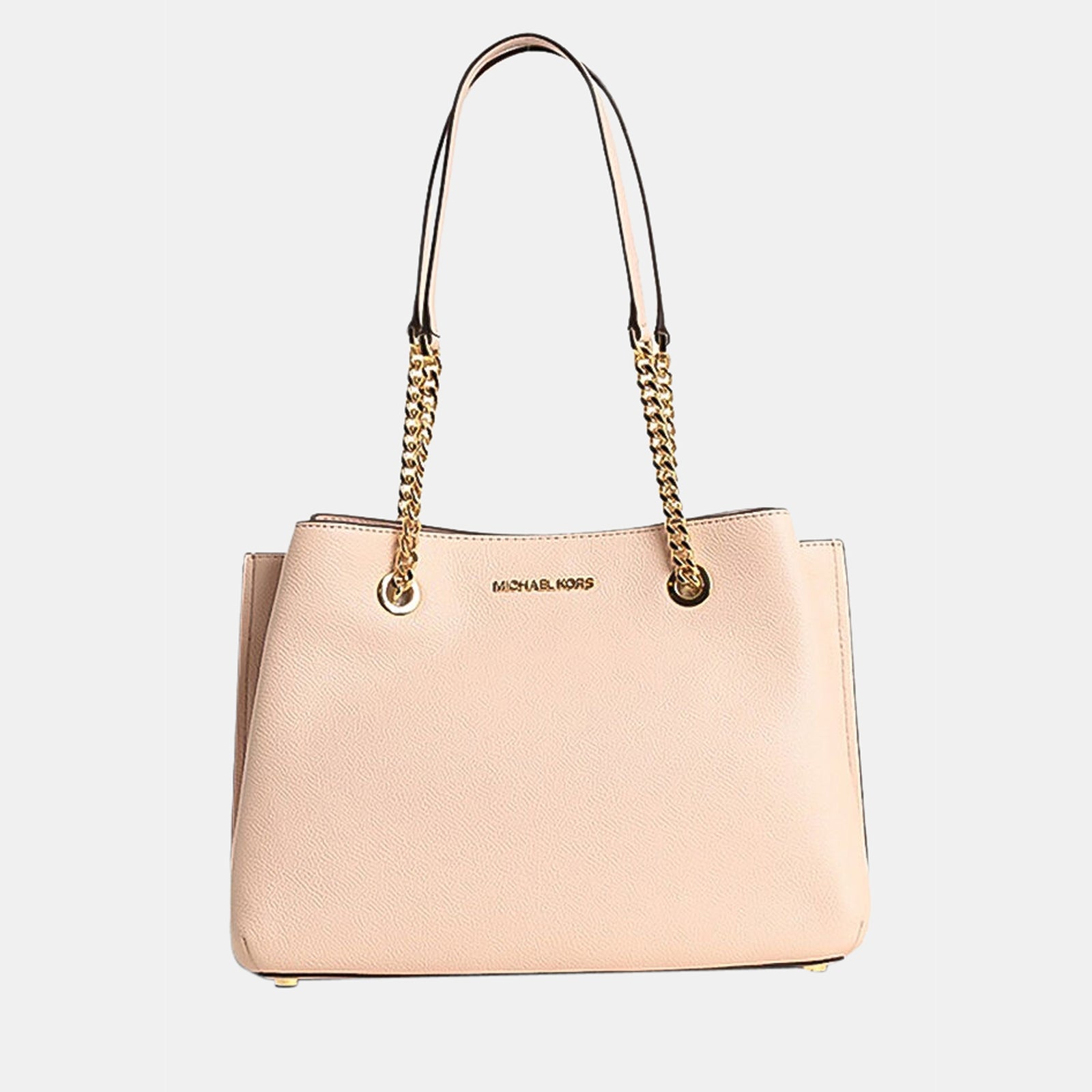 Michael Kors Beige - Leather - Satchel Shoulder Bag