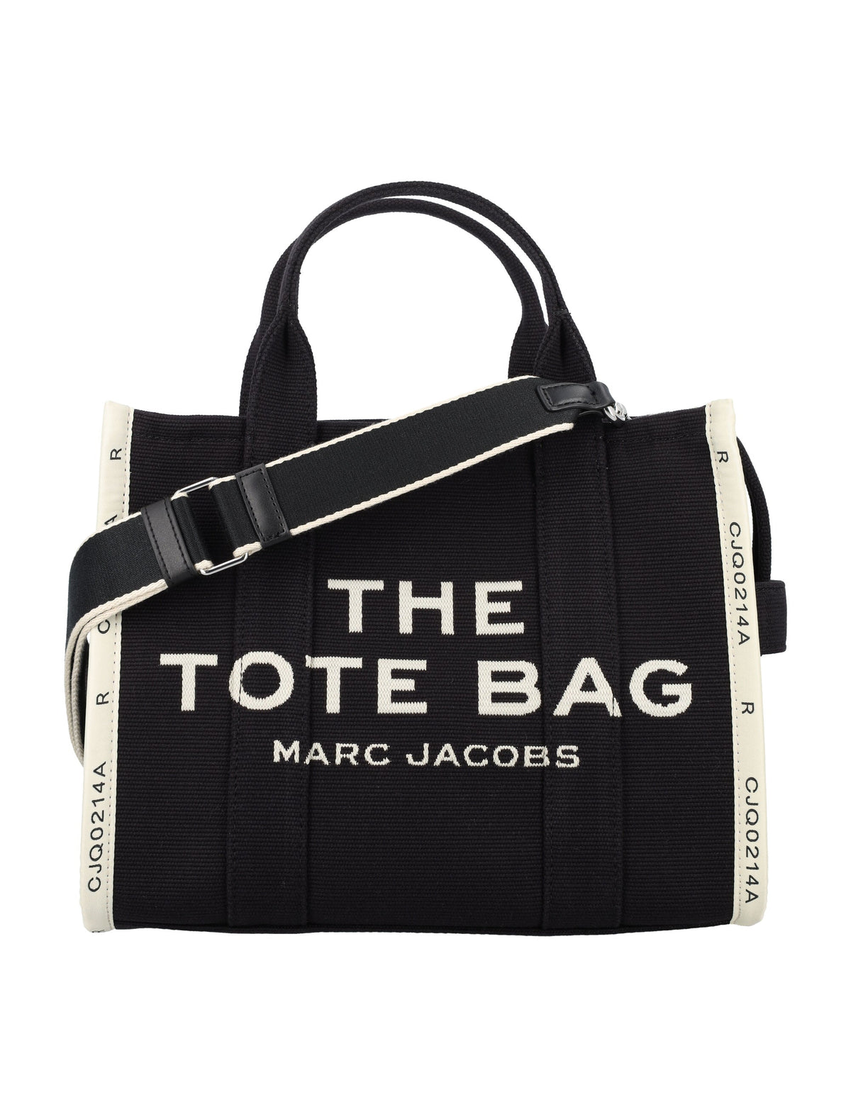 Marc Jacobs Women's The Jacquard Medium Tote Bag in Black | 24AM0017027 Color 001
