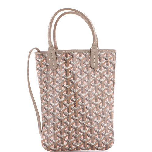 GOYARD Poitiers Tote Claire Voie Coated Canvas Mini