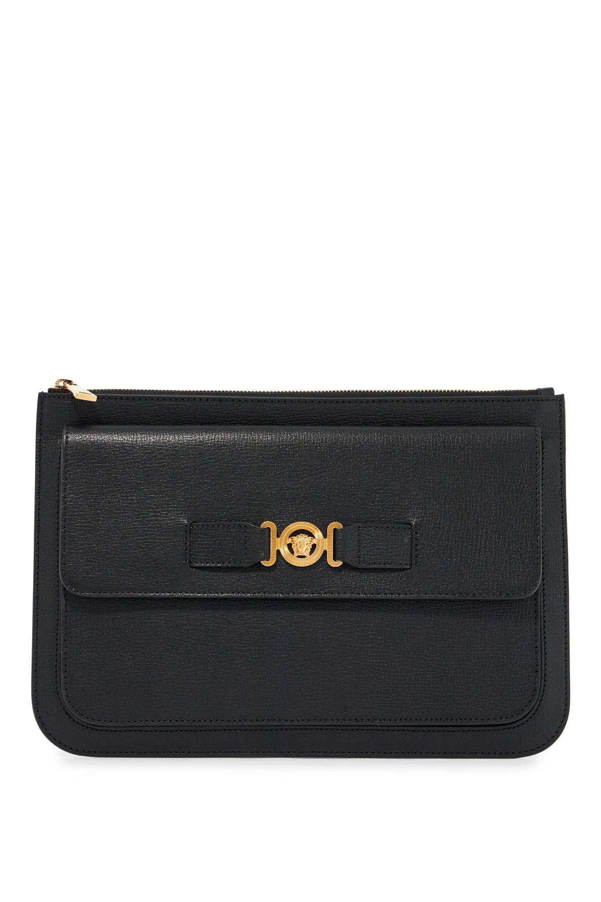 Versace Men's Medusa Clutch in Nero | 10158171A10544