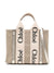 Women's Woody Small Shopping Bag in Beige | Size UNI | CHC24US397N229DJ