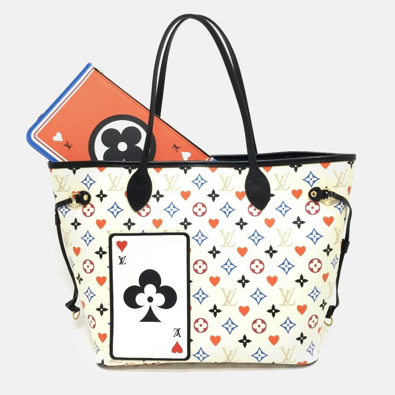 Louis Vuitton Mehrfarbige Tragetasche aus Canvas mit Monogramm „Neverfull MM Game On“