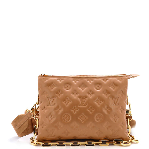 Coussin Bag Monogram Embossed Lambskin PM