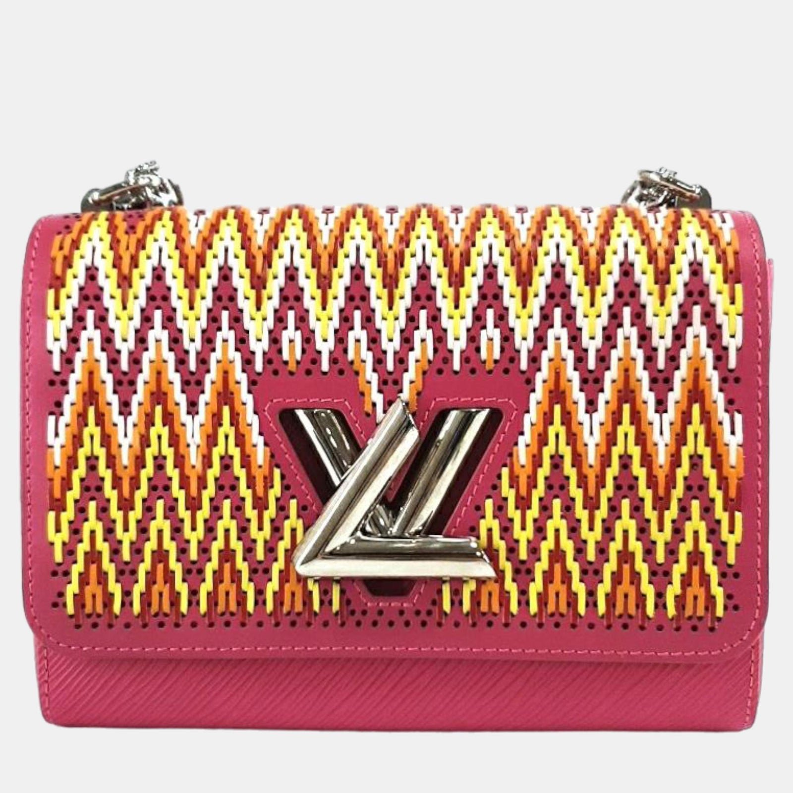 Louis Vuitton Sac à bandoulière Twist MM en cuir épi multicolore