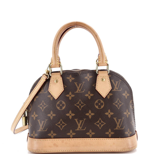 Alma Handbag Monogram Canvas BB