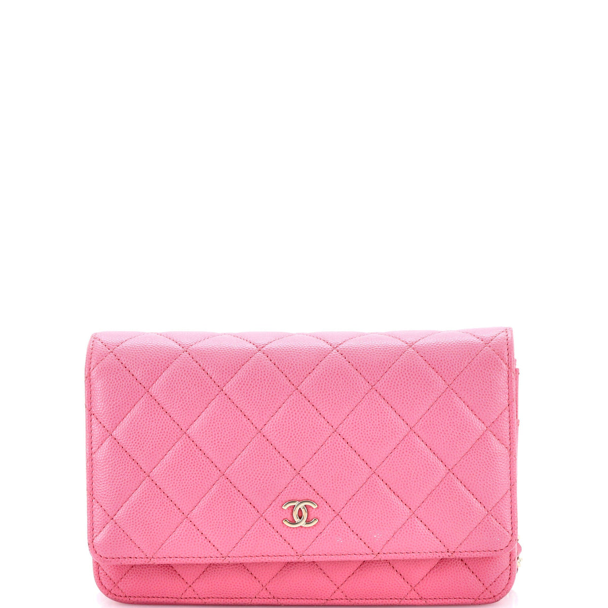 Chanel CHANEL Wallet on Chain Quilted Caviar