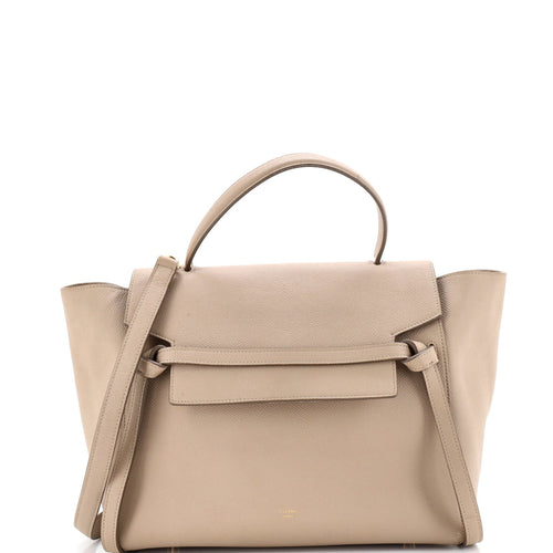 CELINE Belt Bag Textured Leather Medium