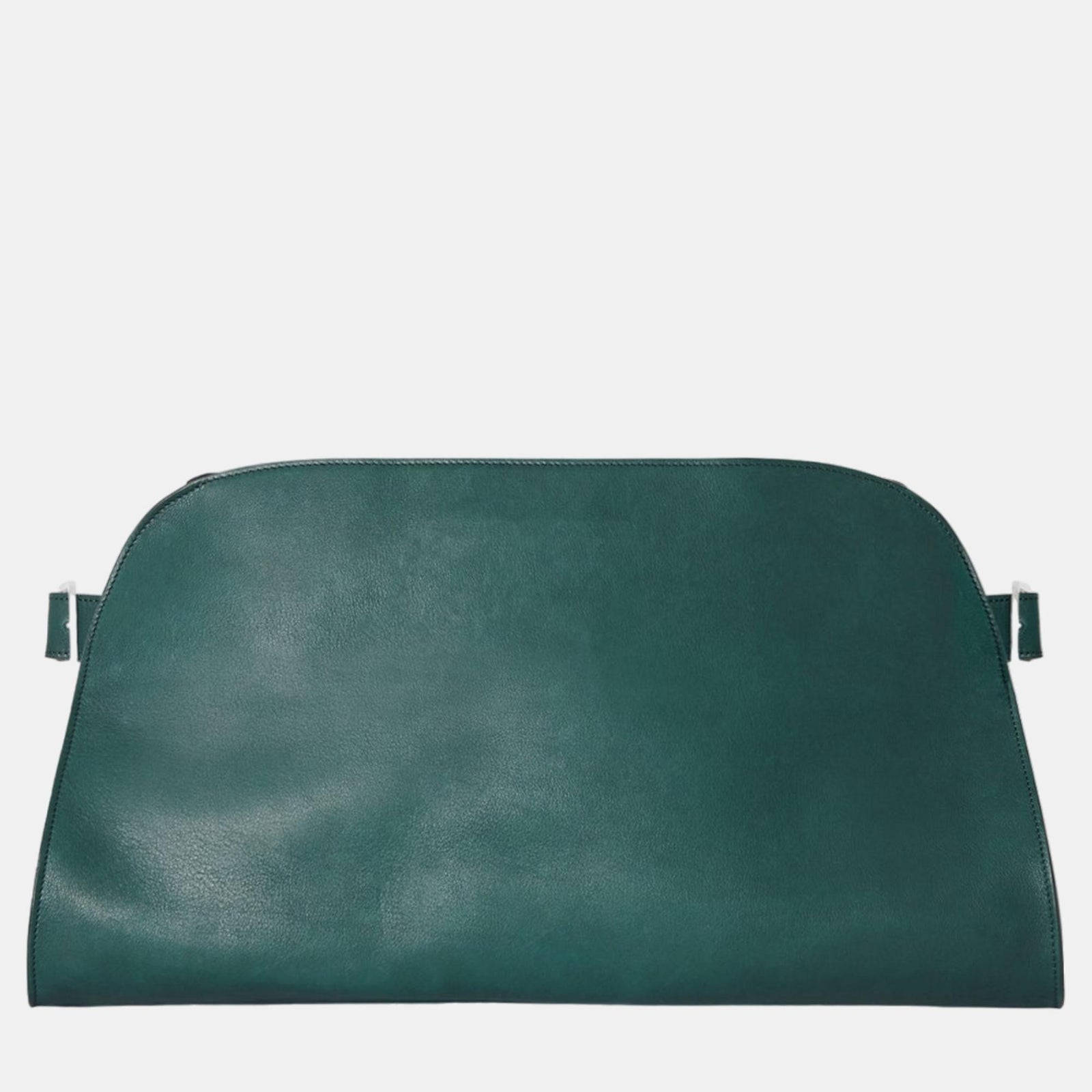 The Row Cyprus Calfskin Leather Margaux EW Clutch