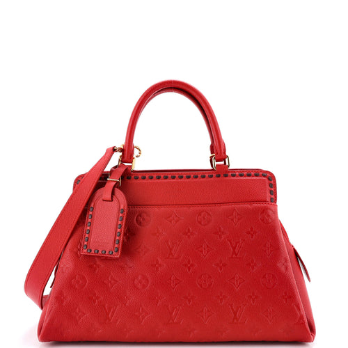 Vosges Handbag Whipstitch Monogram Empreinte Leather MM