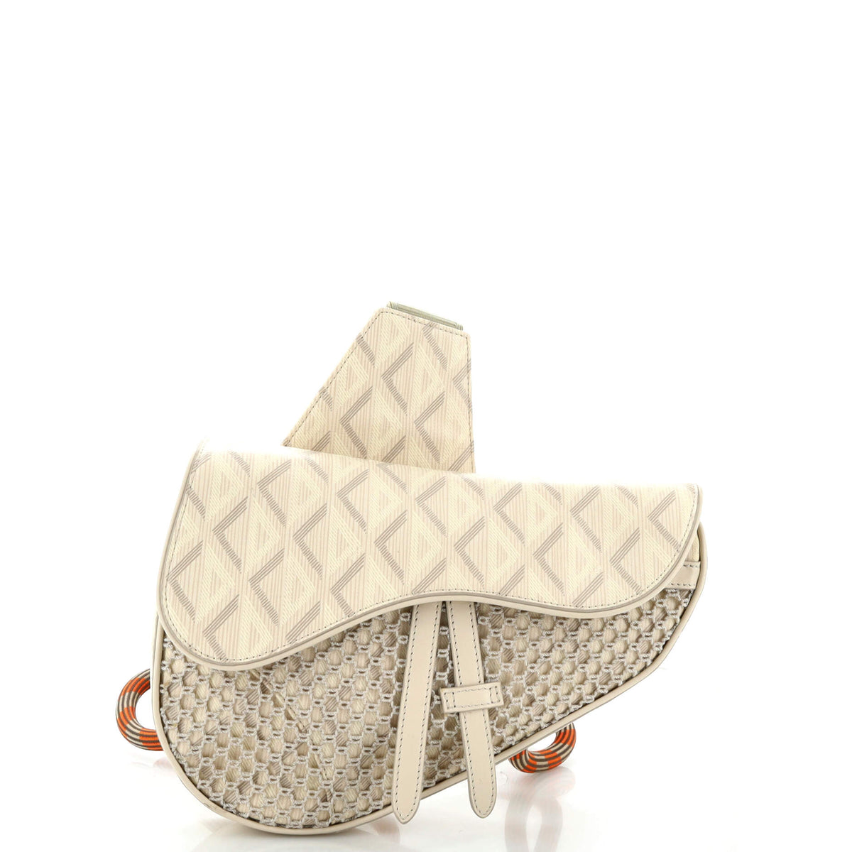 Christian Dior Nautic Saddle Crossbody Bag CD Diamond Canvas