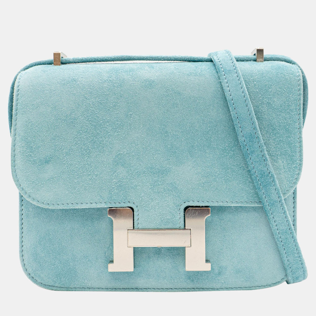 Hermès Hermès Doblis Constance 18 in Bleu Atoll with PHW Bag