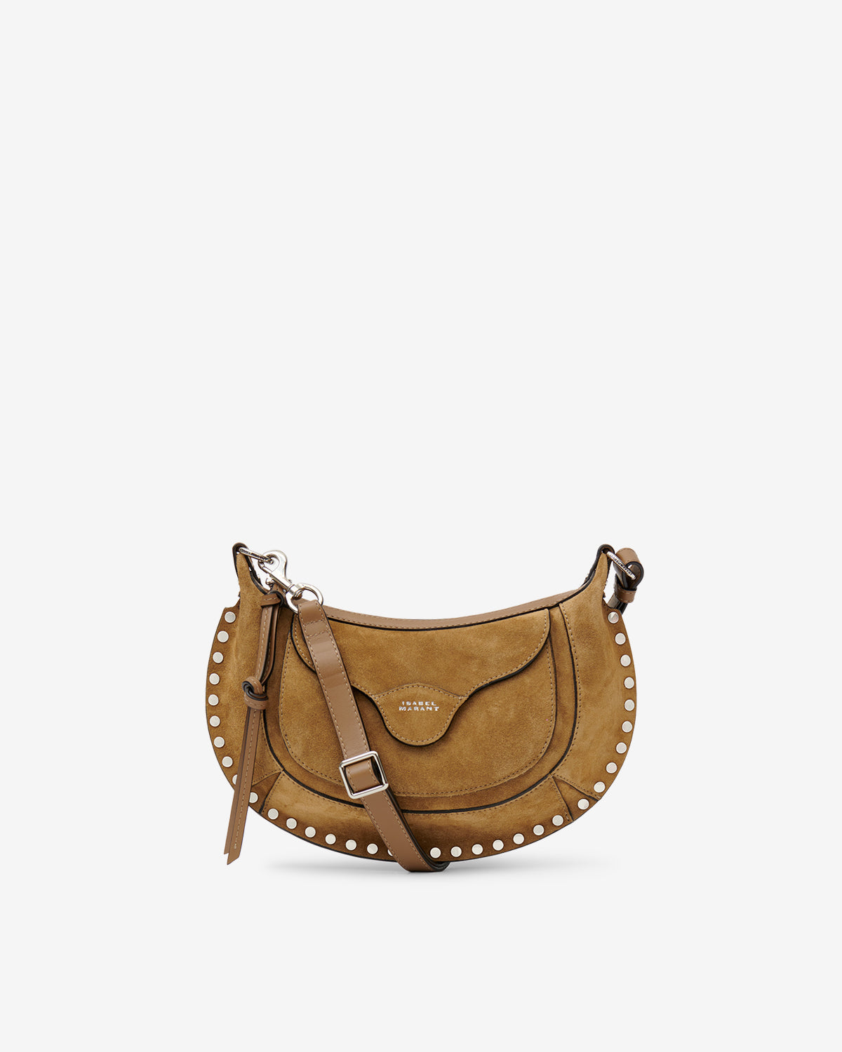 Isabel Marant Isabel Marant Moon Pocket Suede Bag - Taupe - Isabel Marant