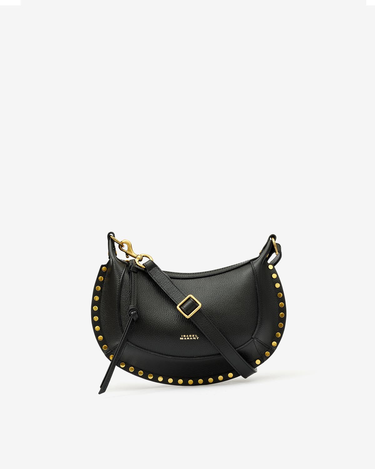 Isabel Marant Isabel Marant Oskan Moon Leather Croco Bag - - Black And Silver - Isabel Marant