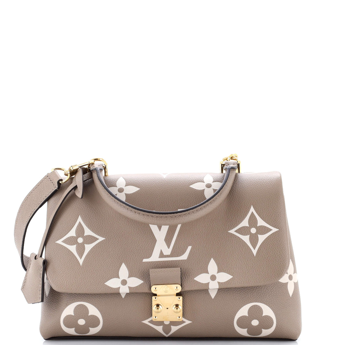 Louis Vuitton Madeleine Handbag Bicolor Monogram Empreinte Giant MM