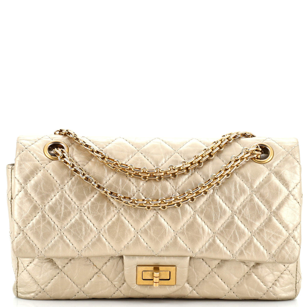 Chanel CHANEL Reissue 2.55 Flap Bag Quilted Aged Calfskin 225