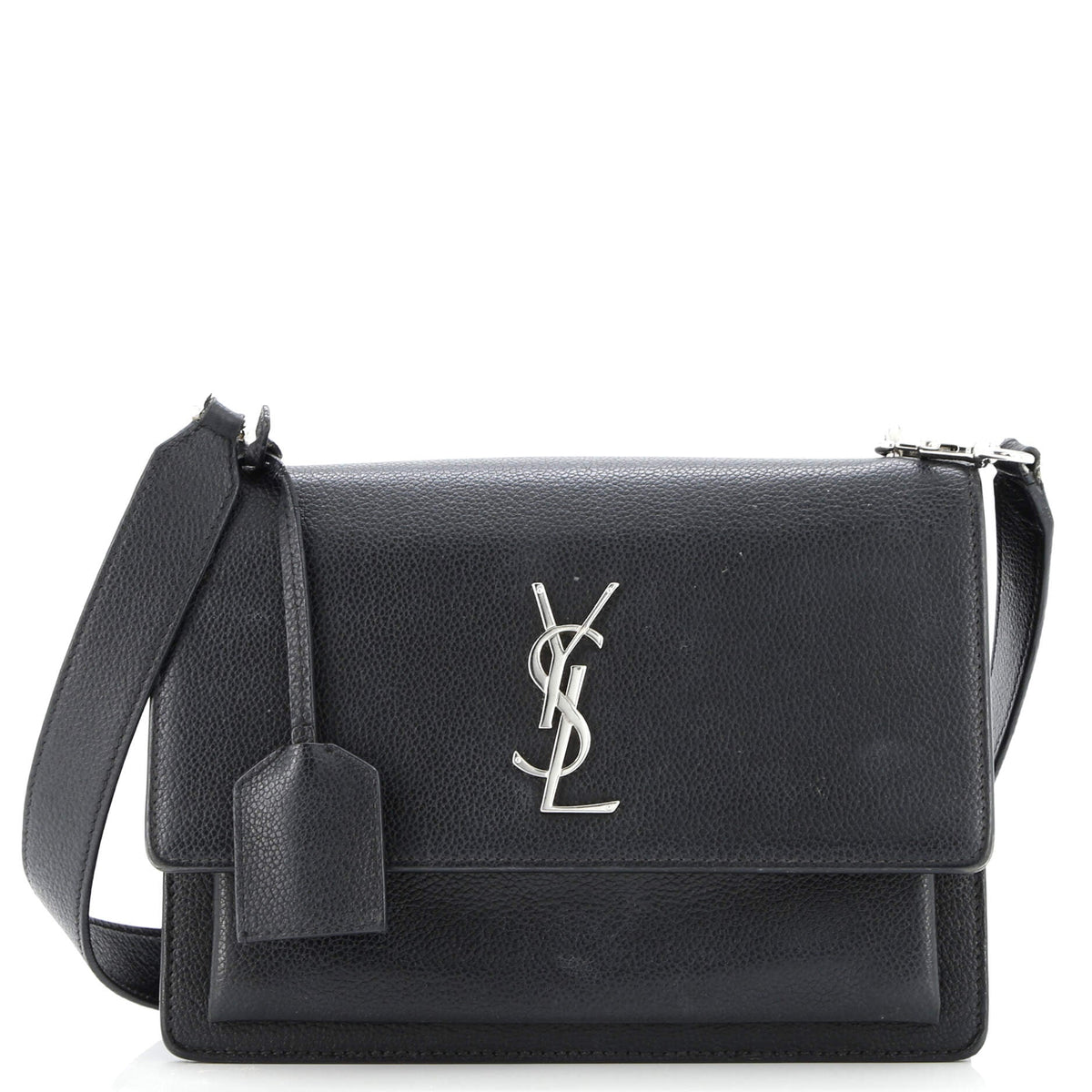 Saint Laurent Sunset Satchel Leather Medium