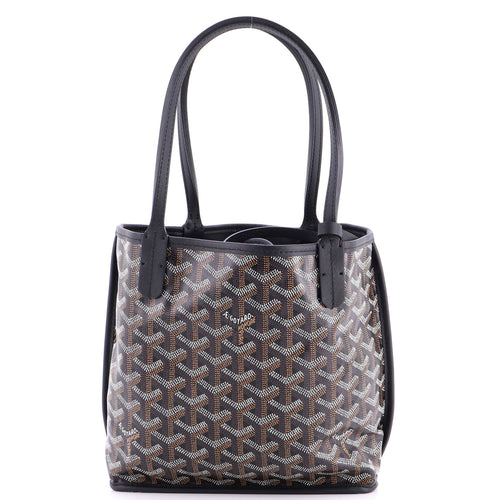 GOYARD Anjou Reversible Tote Coated Canvas Mini