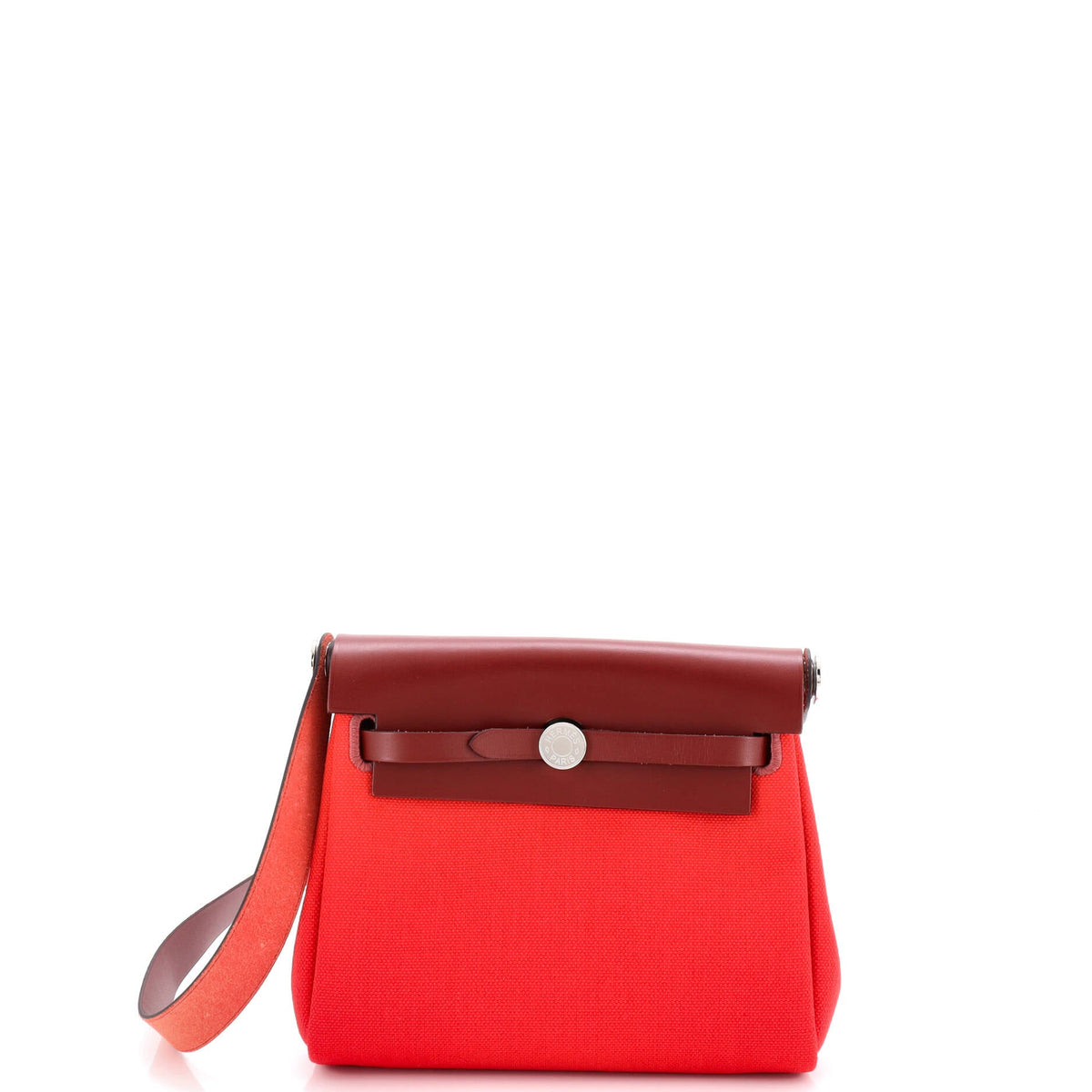 Herm?s Herbag Zip Toile and Leather 20