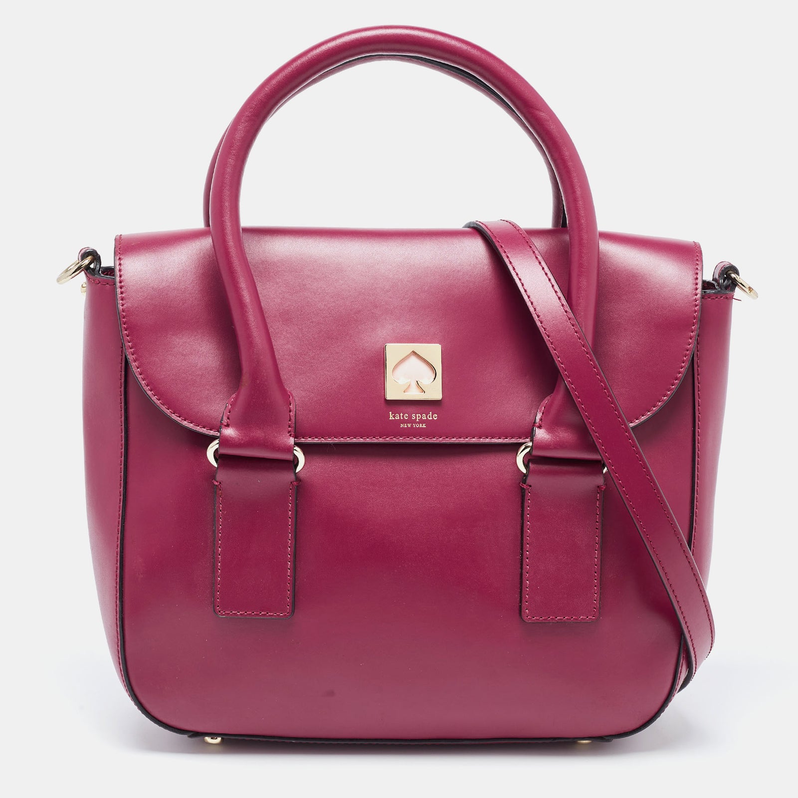 Kate Spade Fuchsiafarbene Ledertasche