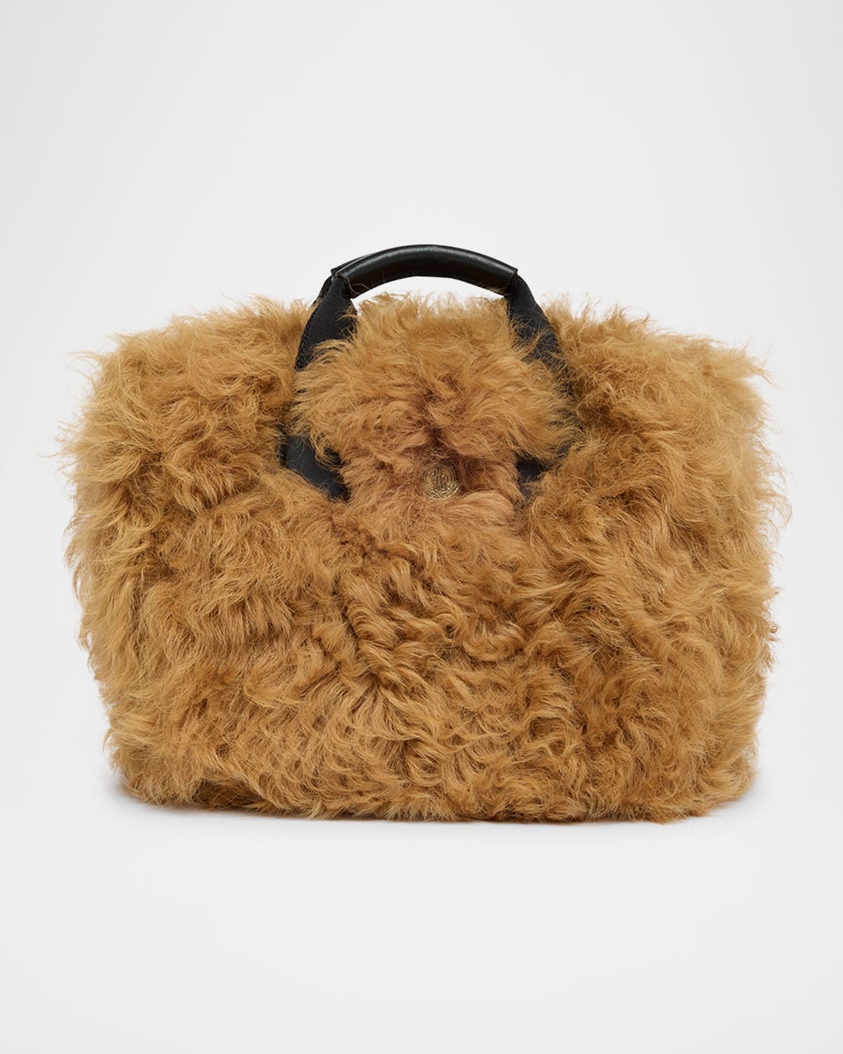 Moncler Micro Caradoc Shearling Tote Bag