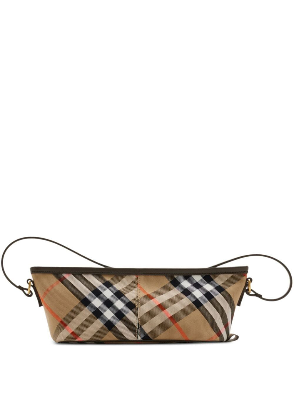 Burberry Women's Check Mini Shoulder Bag in Beige | 8095296