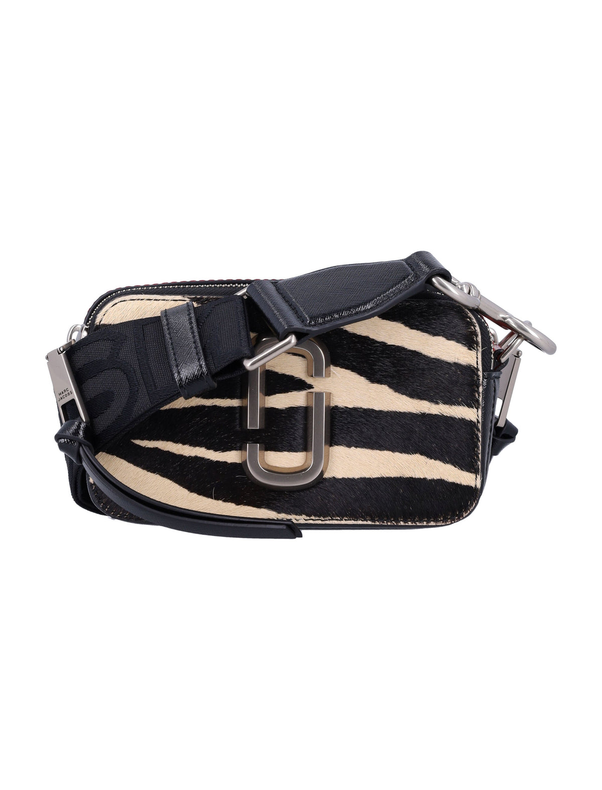 Marc Jacobs Women's The Haircalf Snapshot Bag in Zebra | 24A2F4HCR008H04 Color 005
